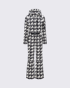 Perfect Moment Star Suit One Piece In Houndstooth-black-snow-white