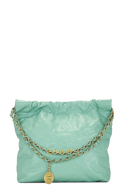 Pre-owned Chanel Chain Buckle Bag In Mint
