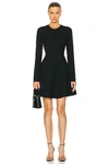 GIVENCHY LONG SLEEVE SHORT DRESS