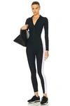 Year Of Ours Thermal Ski Onesie Jumpsuit In Black & White
