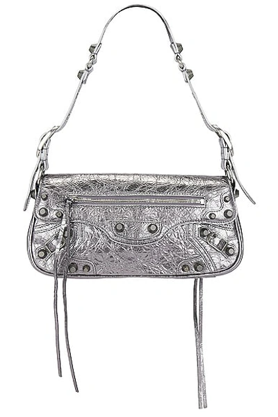 Balenciaga Le Cagole Small Sling Bag In Silver