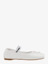 Miu Miu Miu Ballet Ballet Shoes In White