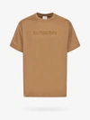Burberry Logo Cotton T-shirt In Brown