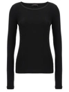 Fabiana Filippi Ribbed Sweater In Black