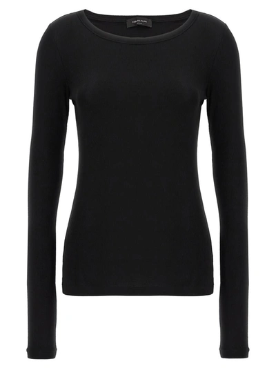 Fabiana Filippi Ribbed Jumper In Negro