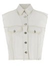 Isabel Marant White Tyra Vest In White
