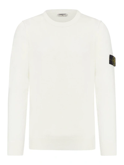 Stone Island Jumper In White