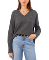 Vince Camuto Women's Colorblocked Drop-shoulder Sweater In Medium Heather Grey
