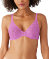 WACOAL HALO LACE MOLDED UNDERWIRE BRA 851205, UP TO G CUP