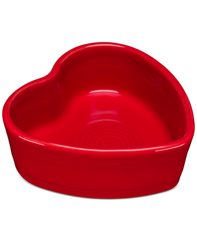 Fiesta Heart-shaped 8-oz. Ramekin In Scarlet