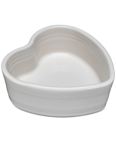 Fiesta Heart-shaped 8-oz. Ramekin In White