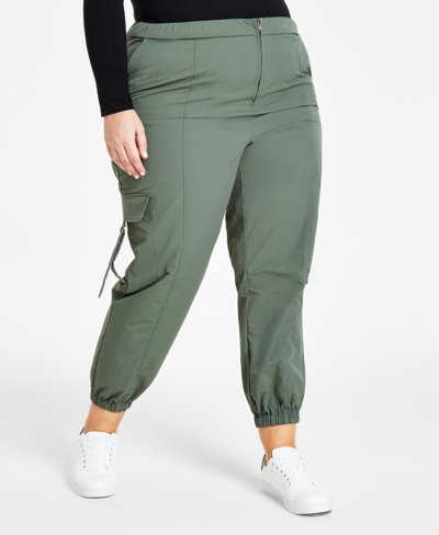 Bar Iii Plus Size Everything Cargo Pants, Created For Macy's In Palmetto