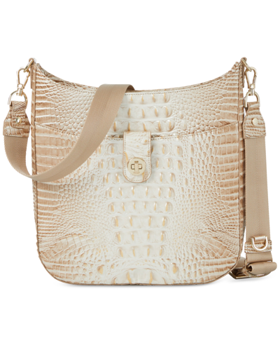 Brahmin Leia Pomegranate Melbourne Crossbody In Contour