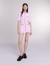 Maje Size Woman-this Week-m In Pale Pink
