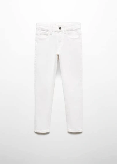 Mango Kids' Jeans White