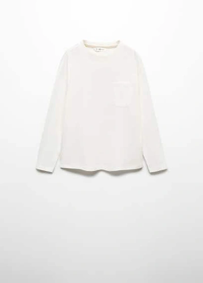 Mango Kids' T-shirt Off White