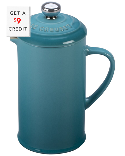 Le Creuset French Press With $9 Credit In Green