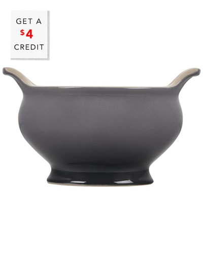 Le Creuset Heritage Soup Bowl With $4 Credit In Gray