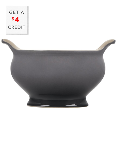 Le Creuset Heritage Soup Bowl With $3 Credit In Gray