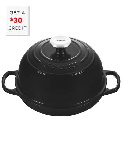 Le Creuset Licorice Signature Bread Oven With $30 Credit In Black