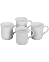 Le Creuset 14 Oz. Stoneware Set Of Four Coffee Mugs
