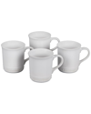 Le Creuset 14 Oz. Stoneware Set Of Four Coffee Mugs