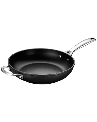Le Creuset 11in Toughened Nonstick Pro Deep Fry Pan In Black