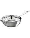 Le Creuset 3.5-quart Stainless Steel Saucier With Lid