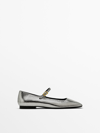 MASSIMO DUTTI BALLET FLATS WITH BUCKLE