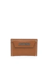 JACQUEMUS LEATHER CARRIER CARD HOLDER
