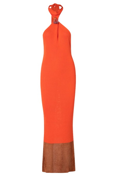 Baobab Sahara Dress In Orange