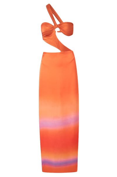 Baobab Leah Skirt In Orange