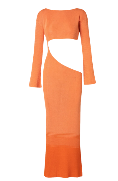 Baobab Betsy Dress In Orange