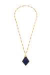 LORA ISTANBUL LAPIS GOLD NECKLACE