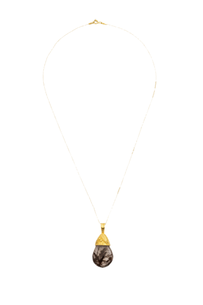 Lora Istanbul Rutile Gold Necklace