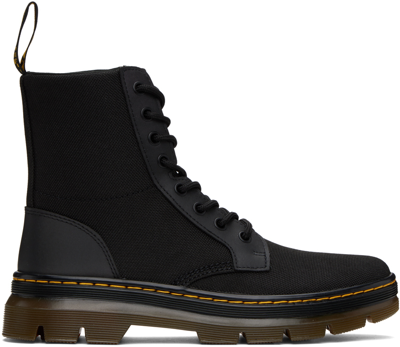 Dr. Martens' Combs Poly Casual Boots In Black