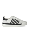 DSQUARED2 DSQUARED2  NEW JERSEY WHITE AND BLACK SNEAKER