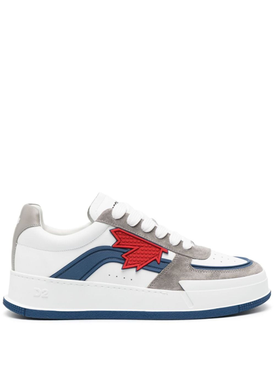 DSQUARED2 CANADIAN LEATHER SNEAKERS