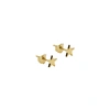 ANNIE MUNDY GOLD STAR STUD EARRINGS SMALL