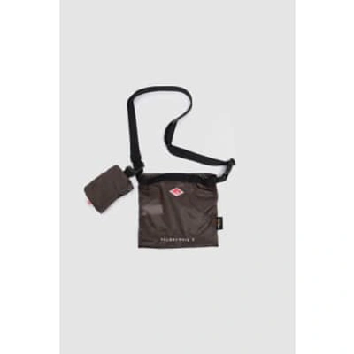 Danton Cordura Rip Shoulder Bag (veloscenia 3) Taupe In Black