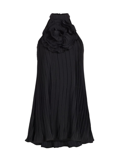 As It May Women's Sandy Appliqué Minidress In Black