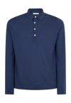 BOGLIOLI PURE CASHMERE LONG SLEEVE POLO