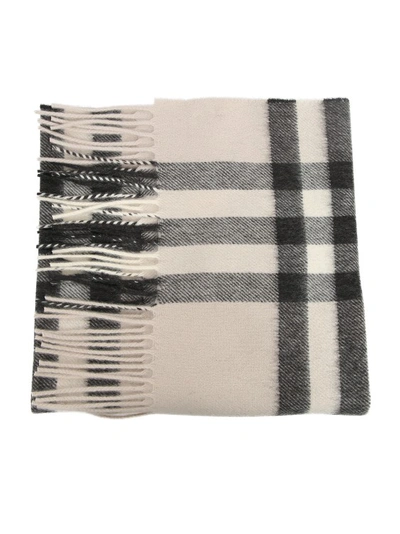 Burberry Cashmere Scarf In Neutrals