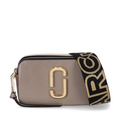 Marc Jacobs The Snapshot Cement Multi Crossbody Bag In Grey