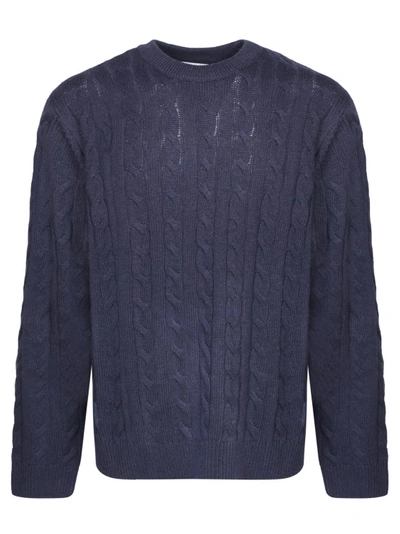 Carhartt Cable-knit Sweater In Blue