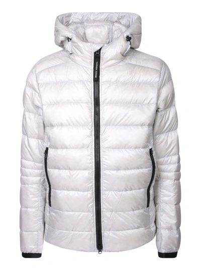 Canada Goose Gray Crofton Down Jacket In White