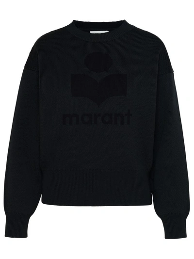 Isabel Marant Étoile Ailys Logo-print Knitted Sweatshirt In Black