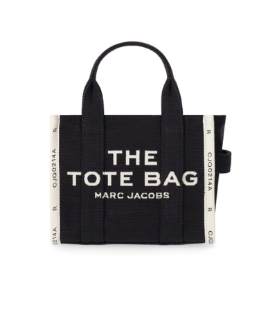 Marc Jacobs The Jacquard Small Tote In Black