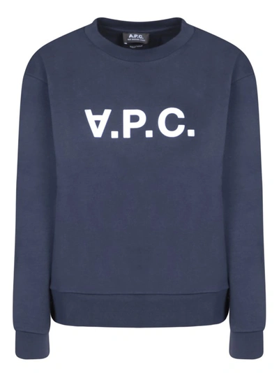 Apc Loose-cut Sweatshirt In Blue