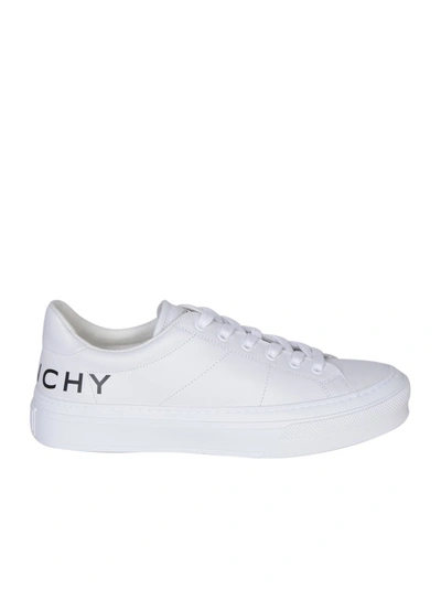 Givenchy Leather Sneakers In White